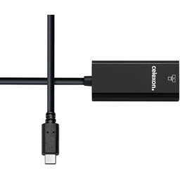 celexon adapter USB-C na Ethernet wtyczka/gniazdo - czarny