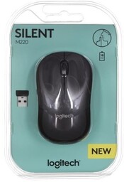 Logitech Mysz M220 Silent 910-004878 (optyczna; 1000 DPI;