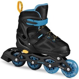 SPOKEY Łyżworolki Quattro 4w1 (rozmiar 30-33) Czarno-niebieski