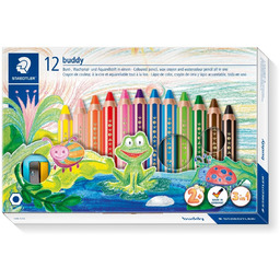 Staedtler, Kredki woskowe BUDDY jumbo, dla najmłodszych