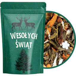 Herbata zielona świąteczna Świąteczna radość na prezent zimowa