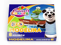 Modelina 6 kolorów - Sweet colours