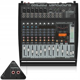 PMP500 Powermikser 12- Kanałowy 500W Chorus Reverb Multiefekty