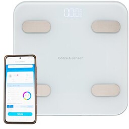 GÖTZE & JENSEN Waga łazienkowa Analizator BT BS700W