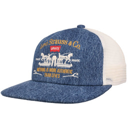 Czapka Trucker Saddleman by Levi s , ciemnoniebieski,
