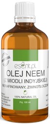 Olej z Miodli Indyjskiej Neem, Nierafinowany, Esent, 100ml