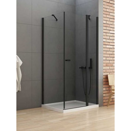 New Trendy New Soleo Black kabina prostokątna 120