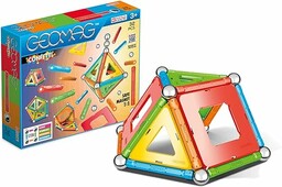 Magnetyczna zabawka konstrukcyjna Geomag Confetti, wielokolorowa, 32 sztuki,
