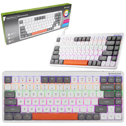 TRACER TRAKLA47310 Klawiatura mechaniczna FINA 84 biało-szara