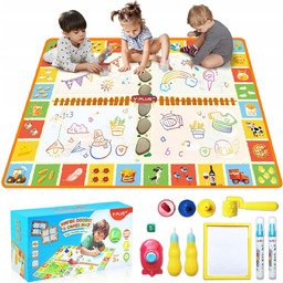 Mata wodna do malowania rysowania wodą 100x80cm zestaw