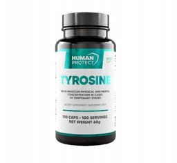Human Protect TYROSINE 500mg TYROZYNA ODCHUDZANIE 100k KONCENTRACJA