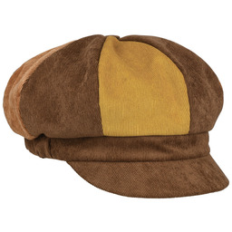 Czapka Kaszkiet Cord Multicolour by Lierys, brązowy, One