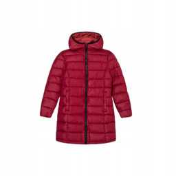 Pepe Jeans Czerwony Puchowy Płaszcz (8L)