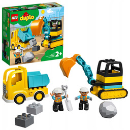 Klocki Lego Duplo Ciężarówka I Koparka Gąsienicowa Zestaw