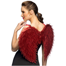 Skrzydła anioła Glam czerwone