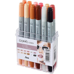 COPIC Ciao Marker Zestaw 12 "Kolorów portretowych", uniwersalnych