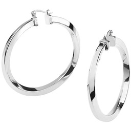 Biżuteria GUESS JUBE01484JWRH. Kolczyki, Kolor srebrny. Kobieta.