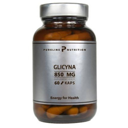 Pureline Nutrition Glicyna 850mg, 60kaps.