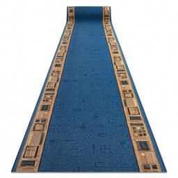 CHODNIK PODGUMOWANY JENA niebieski 120cm 120x100 cm