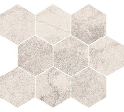 Płytka ścienna mozaika RODOS light grey satin 28x33,7