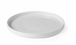 TALERZ Z WYSOKIM RANTEM OSLO 28 cm BIAŁY