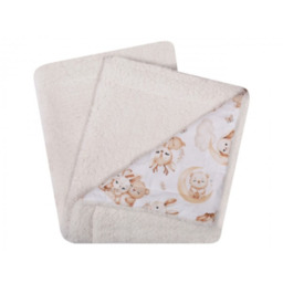 UVIE Kocyk Teddy Milusie 87x77 cm ecru