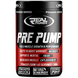 Real Pharm, Booster, Pre Pump, 500 g, cytryna-porzeczka