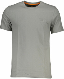 SZARY MĘSKI T-SHIRT Z KRÓTKIM RĘKAWEM HUGO BOSS