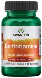 Swanson Health Products, Witamina B-1 Benfotiamina 160 mg