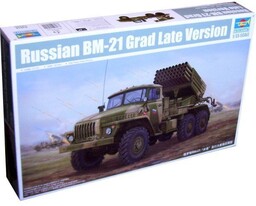 Model plastikowy Russian BM-21 hailmala-1 lat Trumpeter
