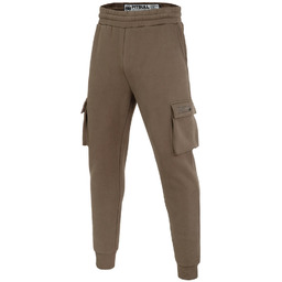 Spodnie dresowe bojówki PIT BULL CYPRESS SPORT brązowe-XL