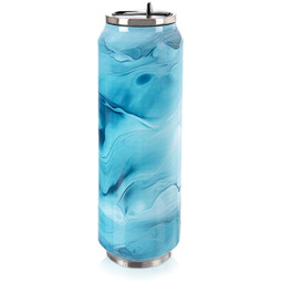 Kubek termiczny puszka niebieska 700 ml