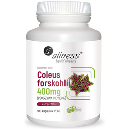 ALINESS Coleus Forskholii 400mg 100vegcaps