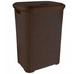 Kosz Łazienkowy pojemnik na pranie odzież bieliznę plastikowy