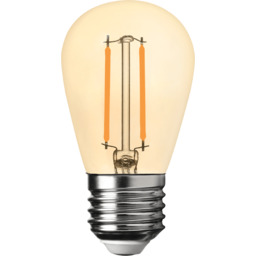 Eko-light Ledowa żarówka filament E27 1W ST45 bursztynowa