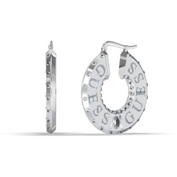 Biżuteria GUESS JUBE03111JWRH. Kolczyki, Kolor szary. Kobieta.