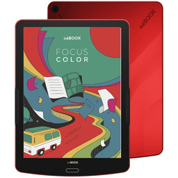 inkBOOK Focus Color Red 7.8" z aplikacjami Legimi,