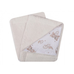 UVIE Kocyk Teddy Miś na tęczy 87x77 cm