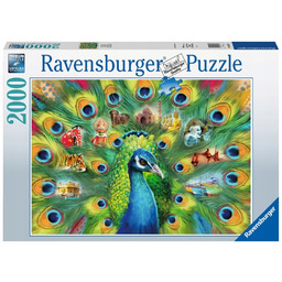 Ravensburger Puzzle Pawia Kraina 2000 elem. 165674