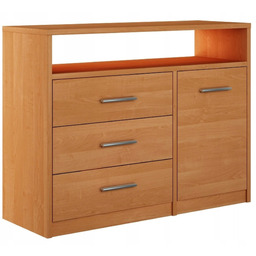 Komoda szafka Bodo 1D3SO 100 Olcha szuflady regał