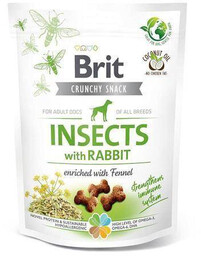 BRIT Care Dog Crunchy Crakcer Insect & Rabbit