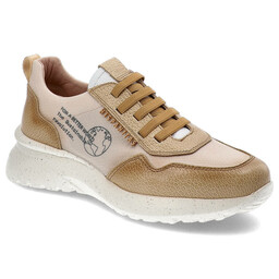 Hispanitas Beżowe Sneakersy Wygodne Buty Damskie