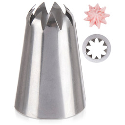 Tylka do dekoracji stalowa gwiazda