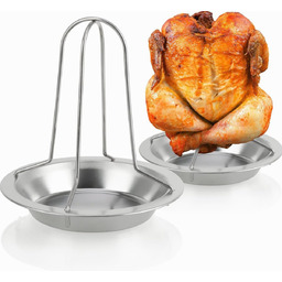 GRILL 2SZT 20X18CM STOJAK UCHWYT DO KURCZAKA DROBIU