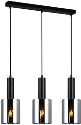Lampa nad stół wisząca nowoczesna SARDO PND-5581-3-BK+SG -