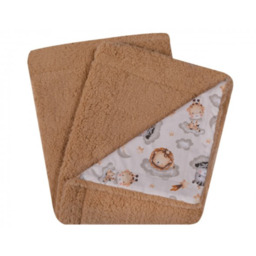 UVIE Kocyk Teddy Safari na chmurach 87x77 cm