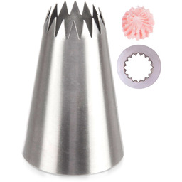 Tylka do dekoracji stalowa gwiazda