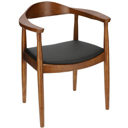 Krzesło drewniane President D2.DESIGN do jadalni z podłokietnikami