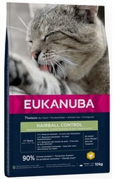 EUKANUBA Karma dla kota Hairball Control 10 kg