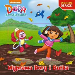 Dora poznaje świat Ruchome obrazki Wyprawa Dory